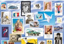 Estados Unidos: programação de emissões postais para 2026